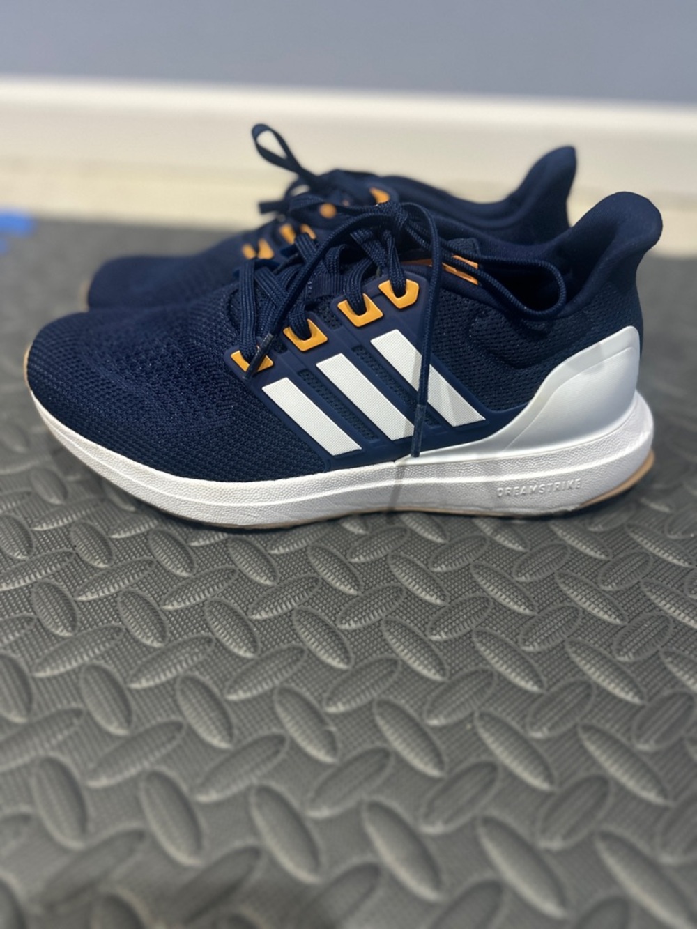Adidas Kids Dreamstrike Navy, White & Orange Athletic Sneakers